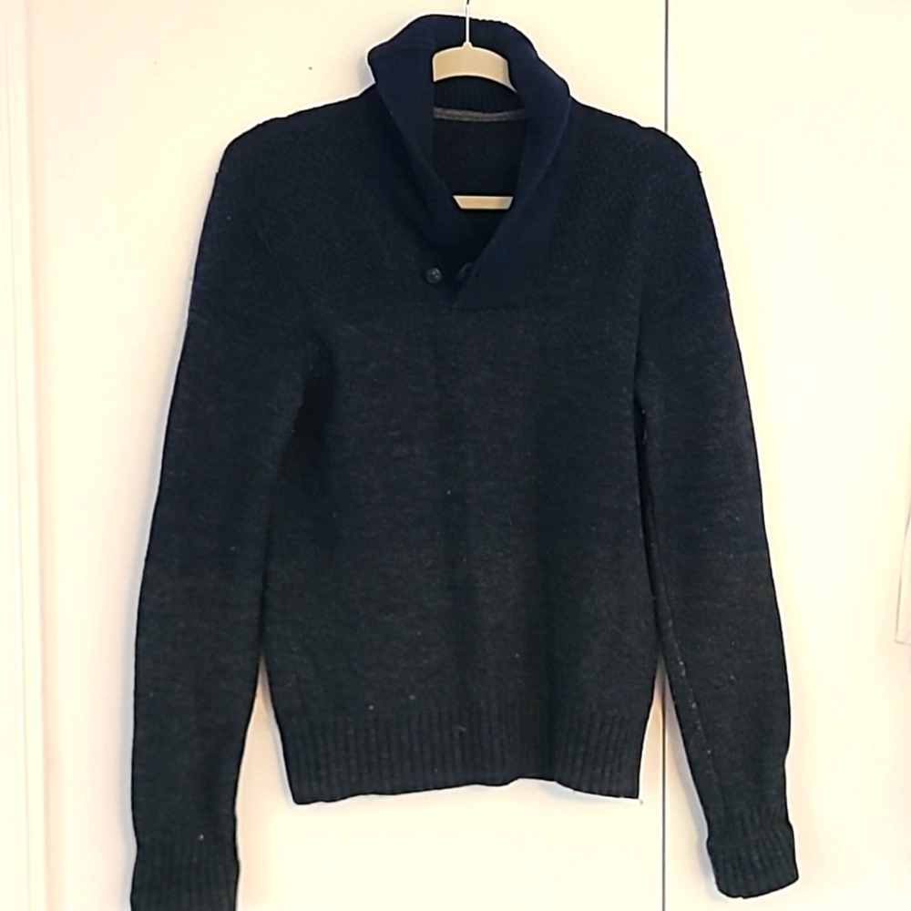 Banana Republic Mens Small Merino Wool Ombre Pullover Sweater